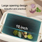 9.46 L White Wall-Mounted Kitchen Bin - countertop and under-sink – additional product view 9