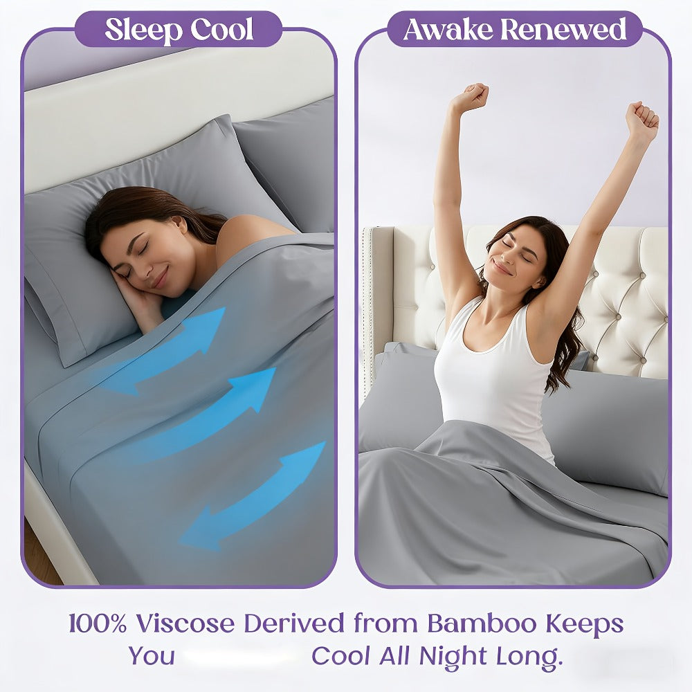 Bamboo Blend Bed Sheet Set product detail 2