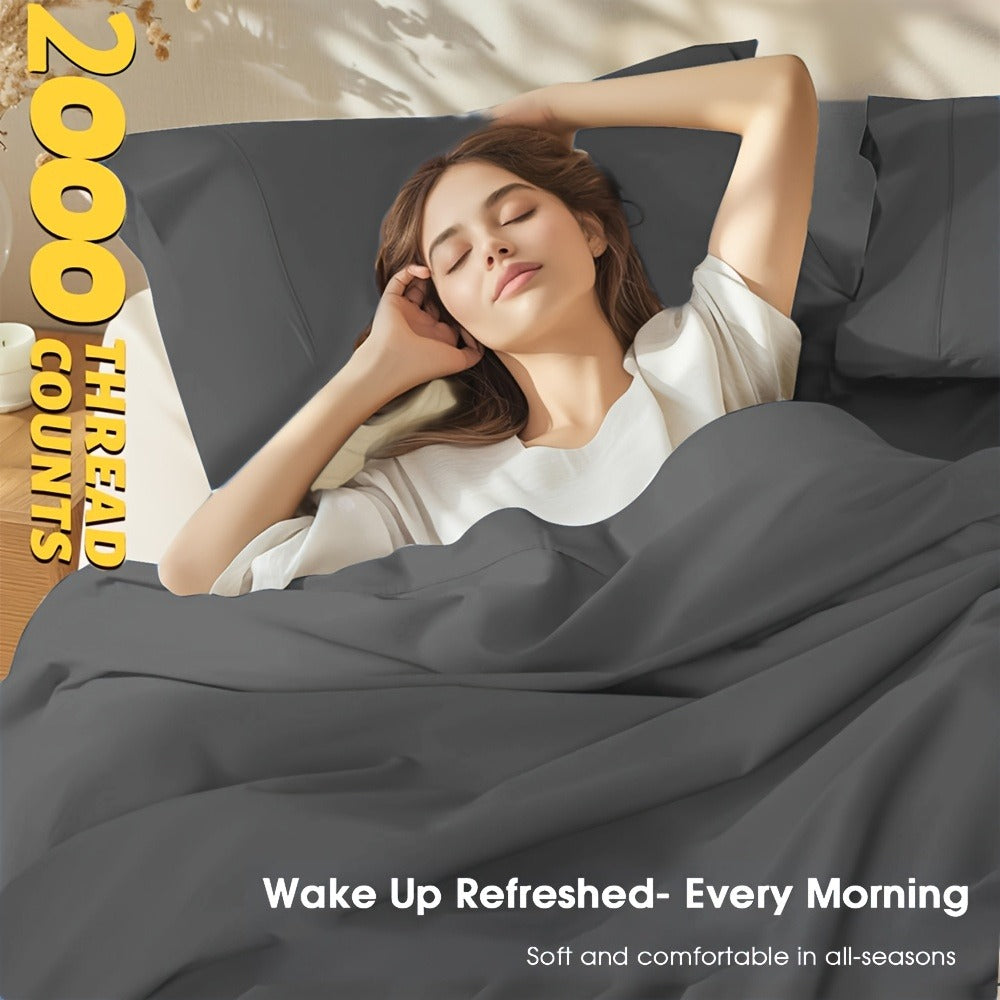 Bamboo Blend Bed Sheet Set product detail 2
