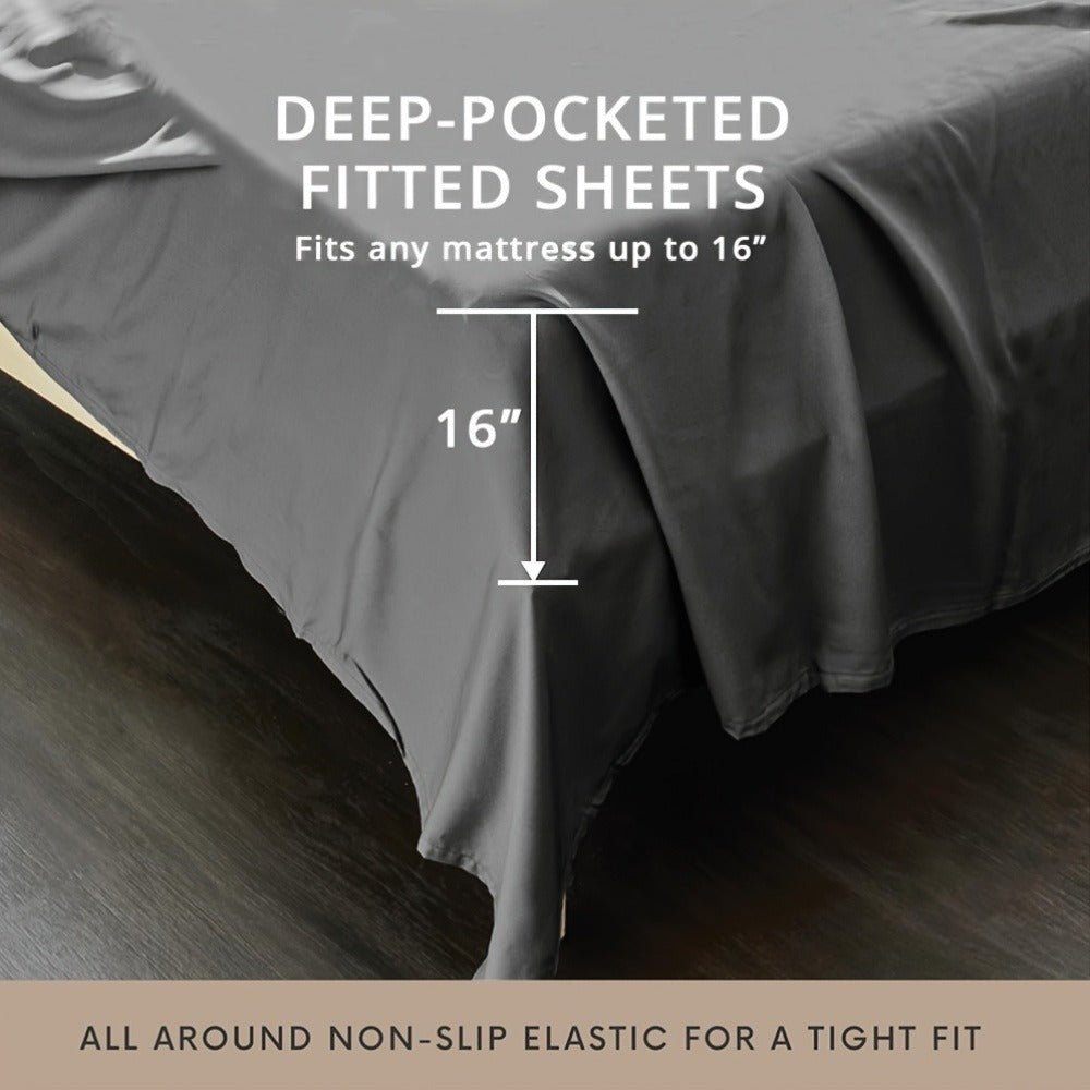 Bamboo Blend Bed Sheet Set product detail 10