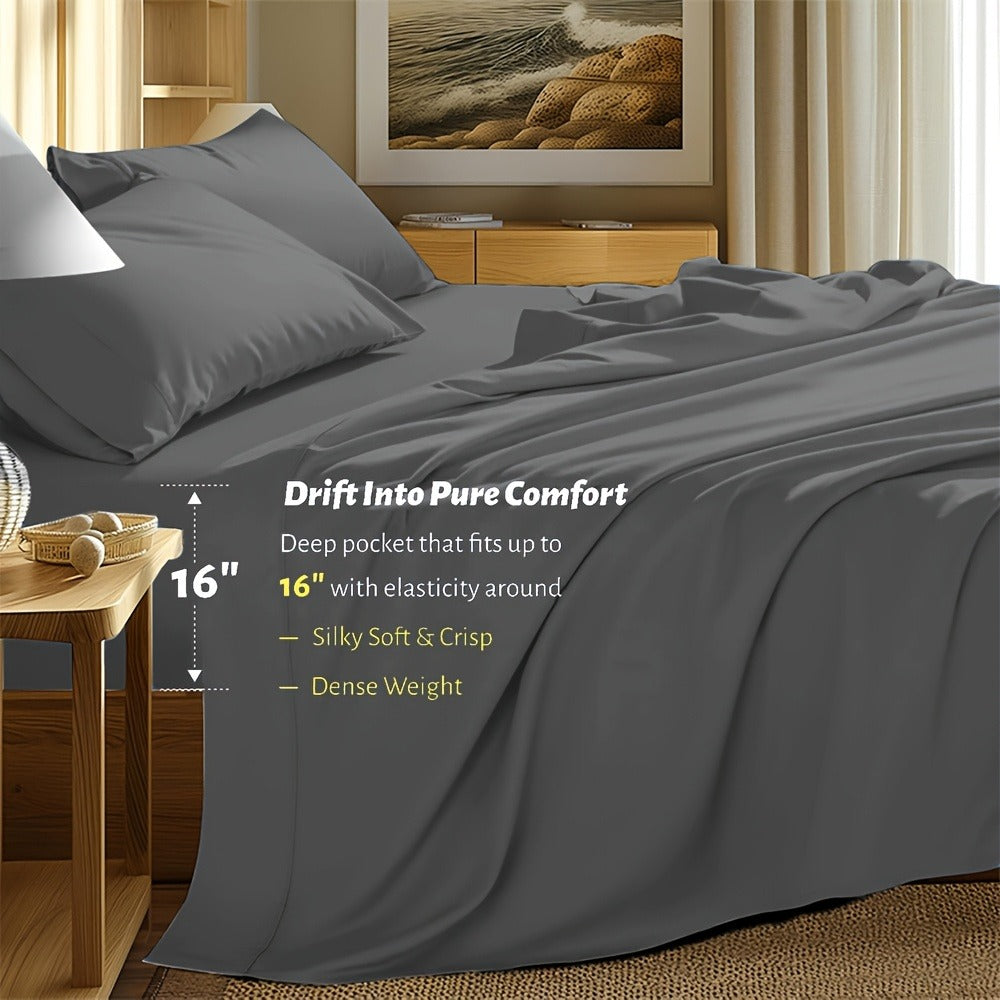 Bamboo Blend Bed Sheet Set product detail 11