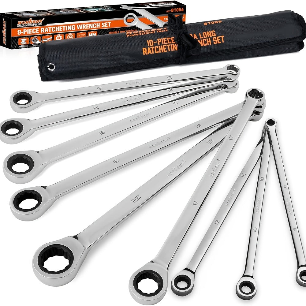 9-Piece Metric Wrench Set for home and workshop projects