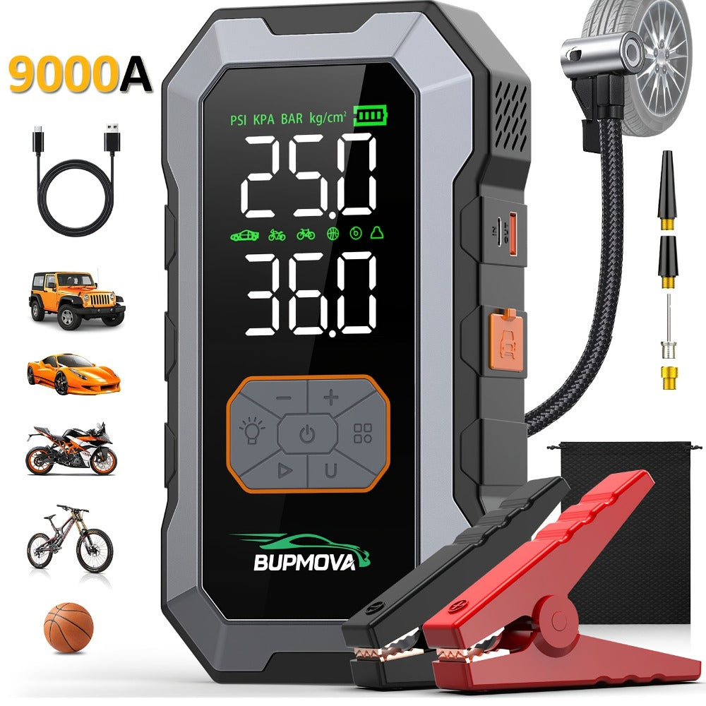 9000A Portable Car Jump Starter for vehicle use