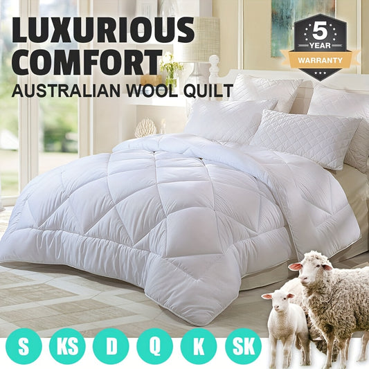Comfort Luxury 350/500/700GSM Ergonomic Australia Quilt Duvet Doona Winter Summer All Season