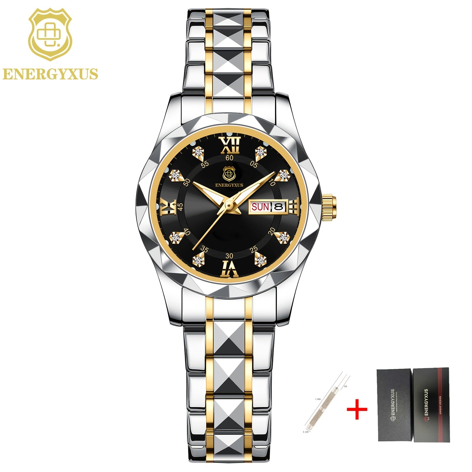 Couple Watches Fashion Valentine's Day Gift Stainless Steel Watch Men Women Watch