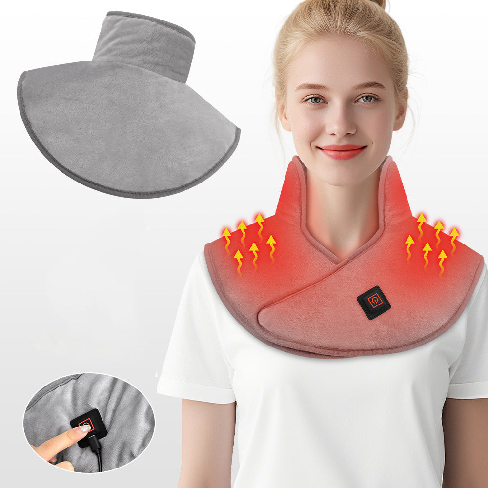 USB Powered Neck Shoulder Heating Pad with 3 Heat Settings Soft Fabric Ideal for Muscle Tension Perfect Gift for Women Men and Parents Neck Heating Pad Muscle Tension
