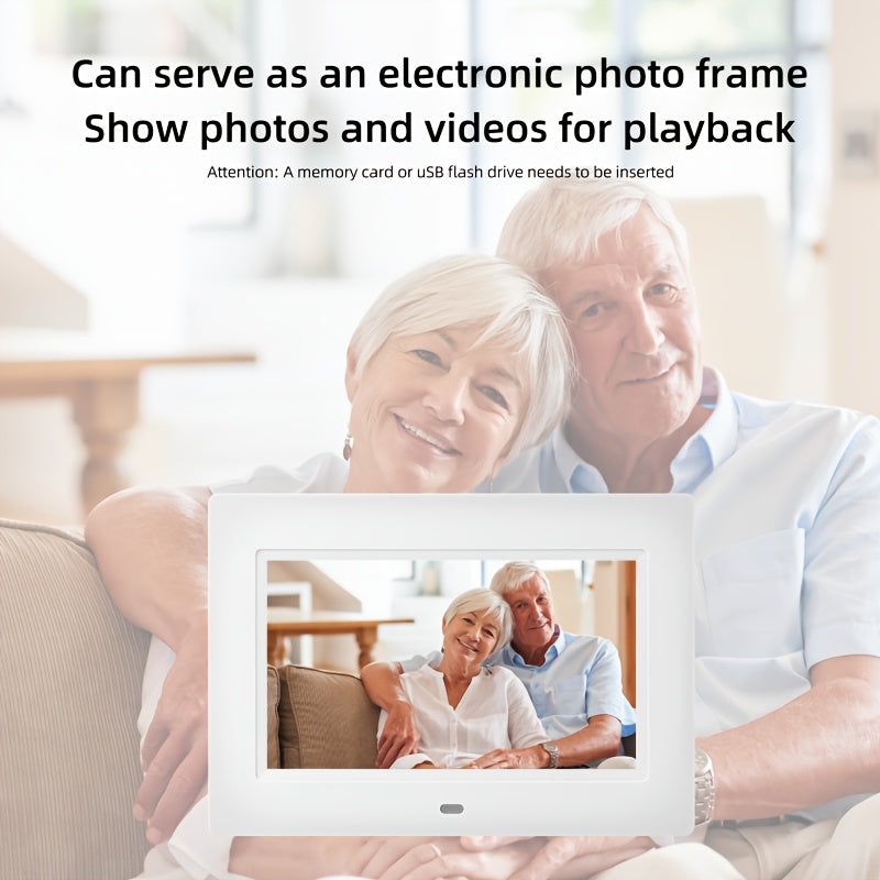 Dementia Clock for Seniors | Large Display Calendar Clock with Alarms, Wall & Desk Clock, Electronic Photo Frame, Music/Video/Calendar/Clock Functions, USB Powered, No Remote Control