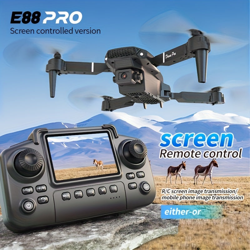 Upgraded Foldable Drone with Dual HD Cameras, Obstacle Avoidance, Brushless Motor, Long Range, 360° Flip, One-Key Takeoff/Landing, Stable Flight, App Control, Professional High Quality Drone, Perfect Gift for Adults And Beginners