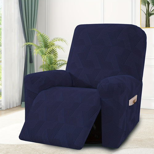 1-Seat Sofa Slipcover Stretchable Elastic Slipcase, Washable Spandex Couch Cover with Pocket - Compatible with Most Armchairs & Sofas, Sofa Slipcovers for Living Room, Office Seating, Easy Maintenance,, Home Decor,  Contemporary Design, Durable