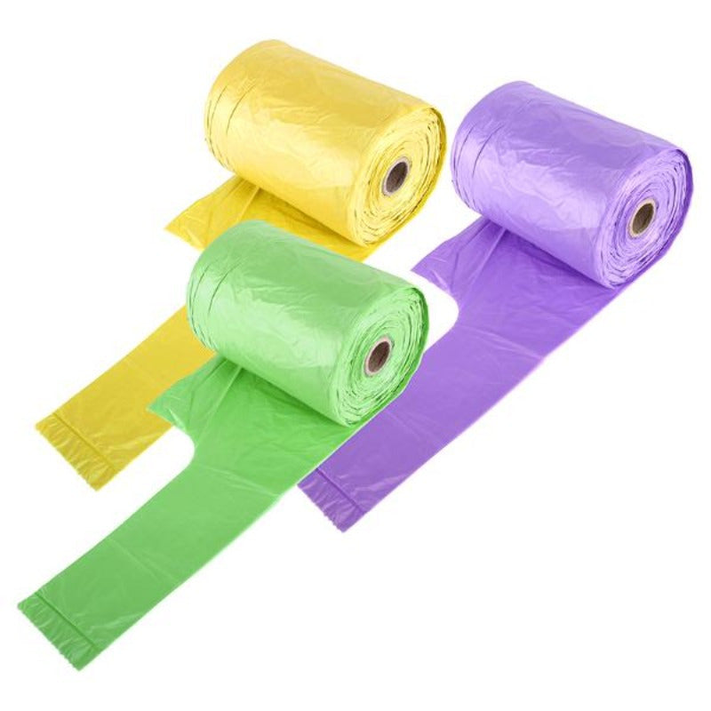 one Rolls 72 pcs Scented Large Bin Liner Kitchen Tidy Garbage Bag with Handle 35L 58cm x 71cm Scented: Lavender or Lemon or Lime
