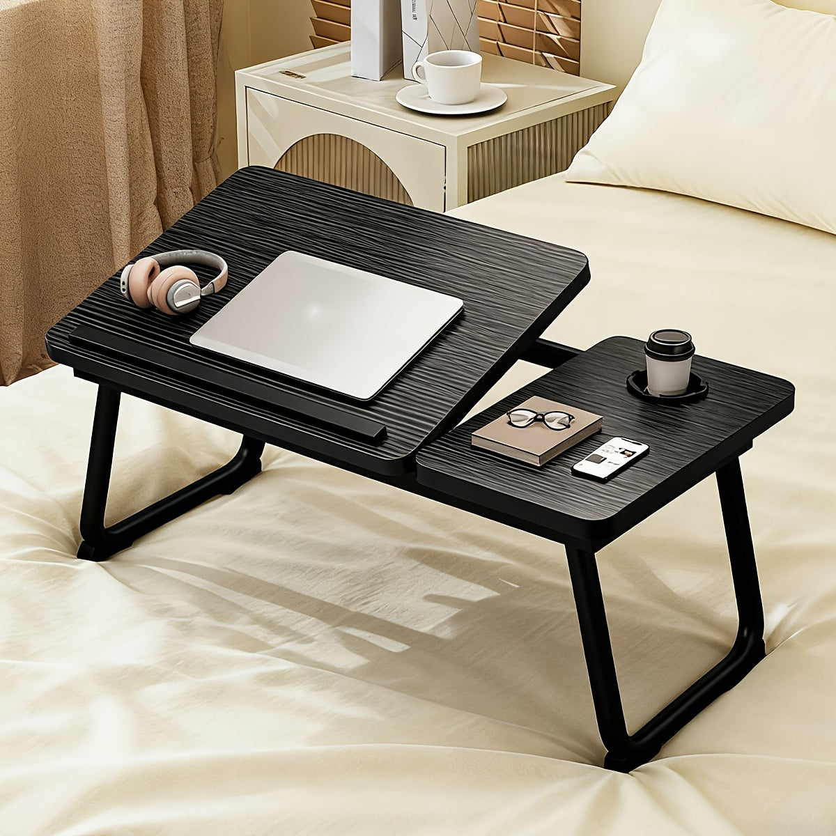 Laptop Desk Suitable for Bed And Sofa, Portable Laptop Desk/laptop Stand, Small Adjustable And Foldable Bed Desk Suitable for Laptops And Writing