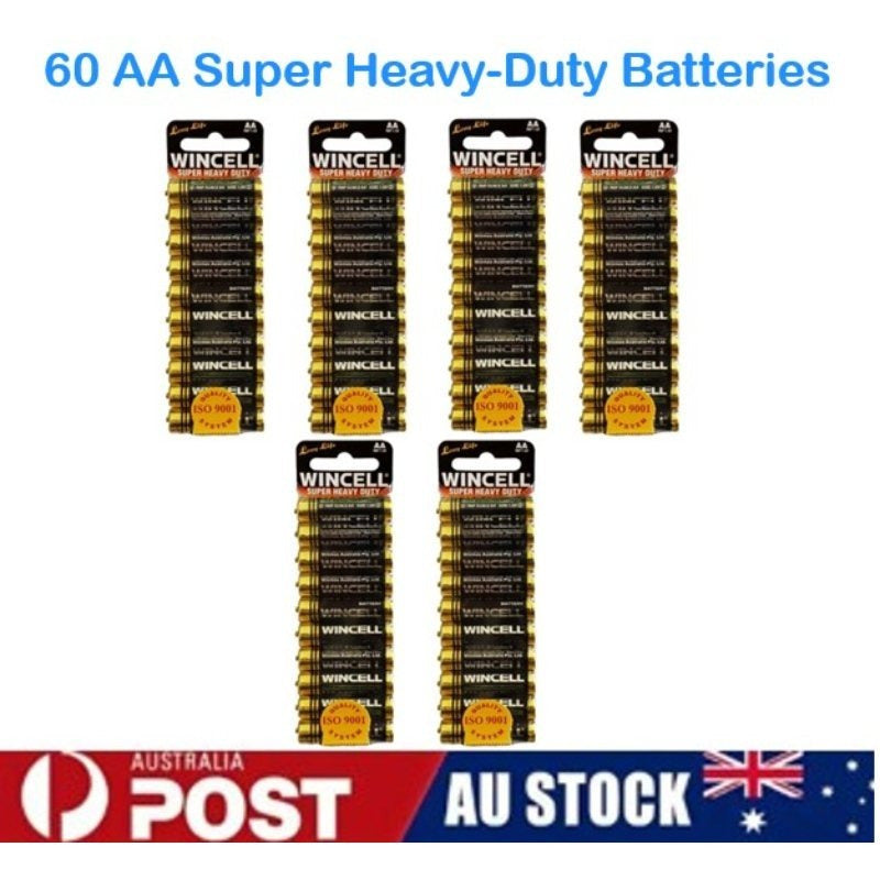 60pcs AA/AAA BATTERIES, Super Heavy Duty Batteries For Remote Control, Clock, Wireless Mouse, Monitor, Scale, Electric Toothbrush
