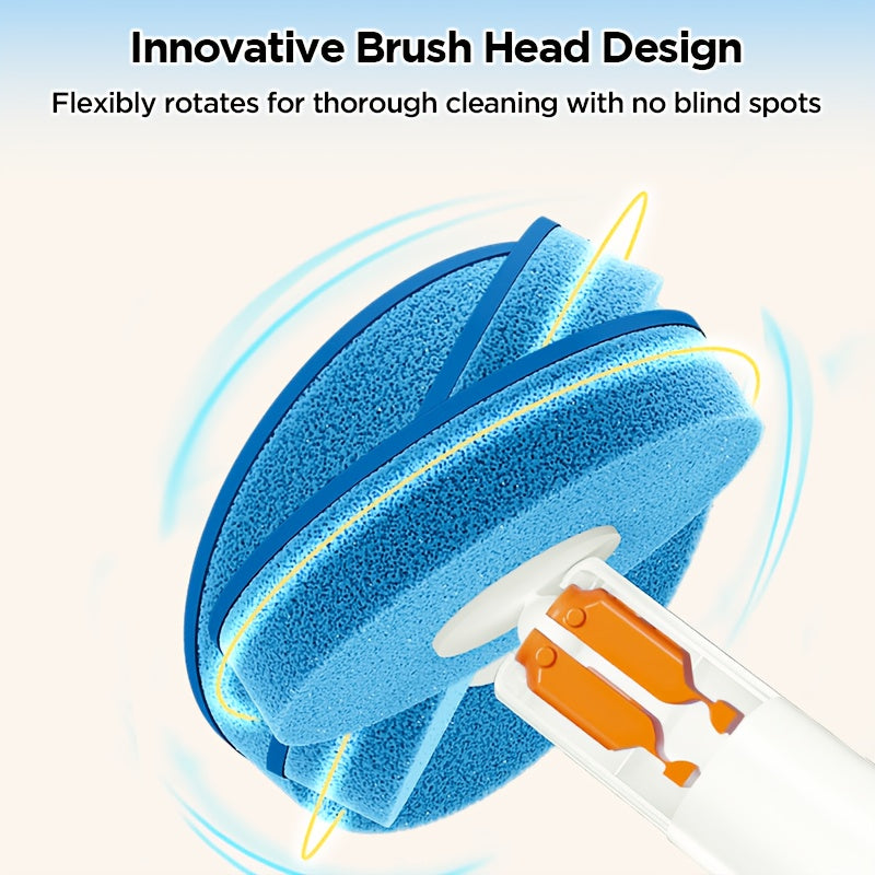 Disposable Toilet Bowl Cleaner Wand, Wall Mounted Toilet Brush Set, Disposable Toilet Brush And Holder Set, Toilet Bowl Scrubbers, 1 Wand And 1 Storage Caddy And 30 Refill Heads