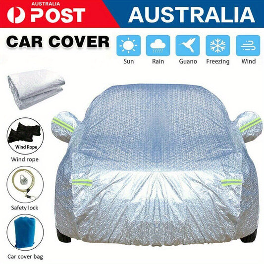Car Cover Outdoor SUV Car Cover Universal Full Car Covers for Automobiles All Weather Waterproof UV Protection Windproof Rain Dust Scratch Snow Car Cover