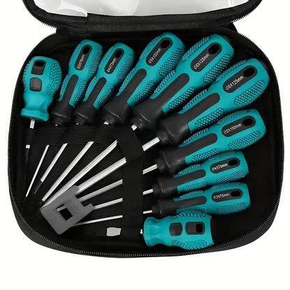 10/40/43pcs Magnetic Screwdrivers Set With Case, Father'S Day Gift, Slotted Phillips Hex Torx Bits Precision Screwdriver Rod Set, Chrome Vanadium Steel, Professional Durable Repair Tools Kit