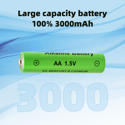 16pcs Alkaline Battery with Charger, 1.5V Alkaline AA/AAA Rechargeable Battery Cell for LED Light Toy MP3 Clocks And Electronic Games Toy, Alkaline Triple A Battery, Double A Rechargeable Batteries, Rechargeable Aaa Batteries, Household Essentials
