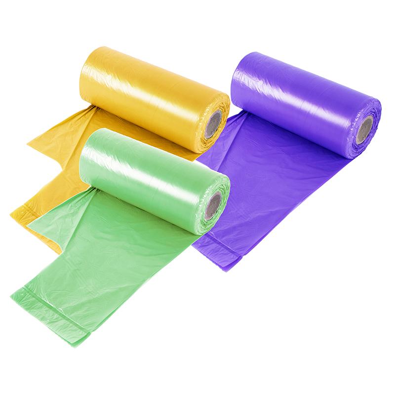3 Rolls 90 pk Scented Bin Liner Kitchen Tidy Garbage Bag with Handle 27L 51cm x 65cm - 30pk each roll Medium - Scented: Lavender, Lemon, Lime