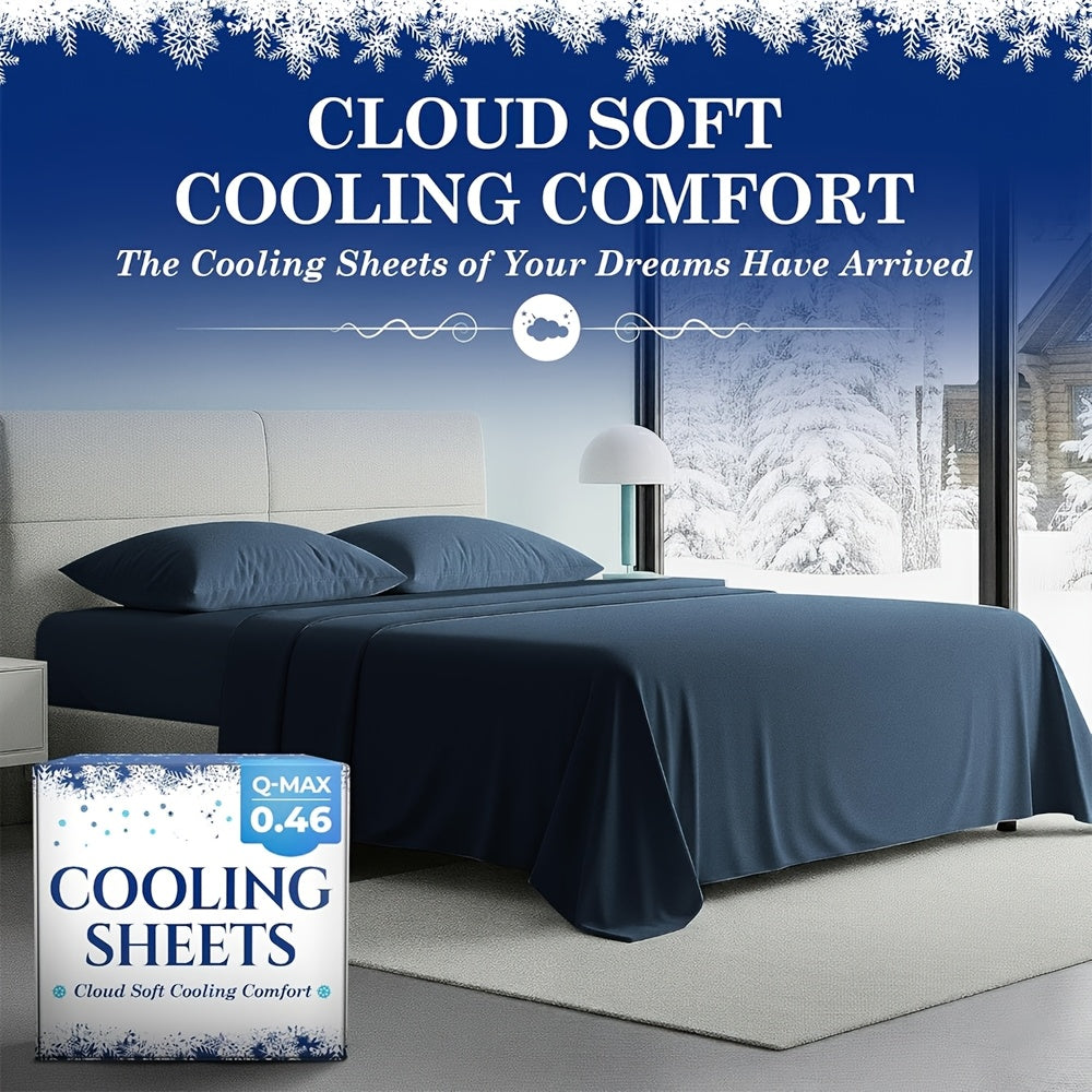 Extra Deep Pocket Sheet Sheets - Bamboo Sheet & Pillowcase Sets for Kids, Bamboo Breathable & Cooling Bed Sheets - Hotel Luxury Bed Sheet Set for Mom And Kids- Soft, Wrinkle-Free & Comfy - Hypoallergenic & Gentle On Skin - Fits Extra Deep Mattresses