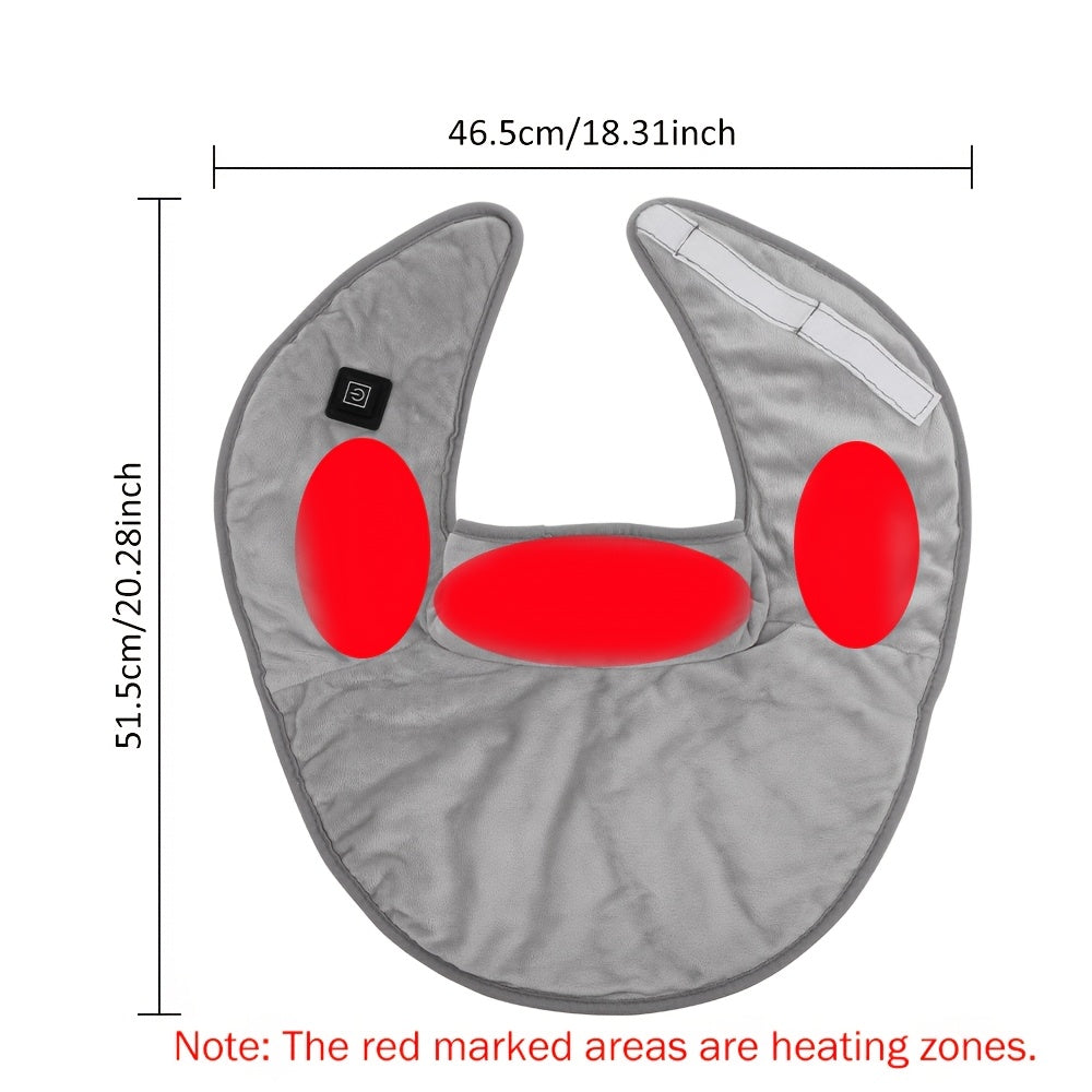 USB Powered Neck Shoulder Heating Pad with 3 Heat Settings Soft Fabric Ideal for Muscle Tension Perfect Gift for Women Men and Parents Neck Heating Pad Muscle Tension