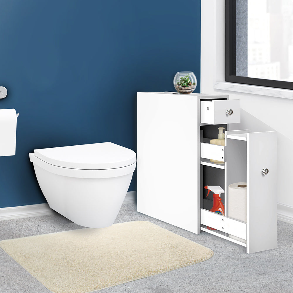 Artiss Bathroom Storage Cabinet Toilet Tissue Box Caddy Holder Side Cupboard