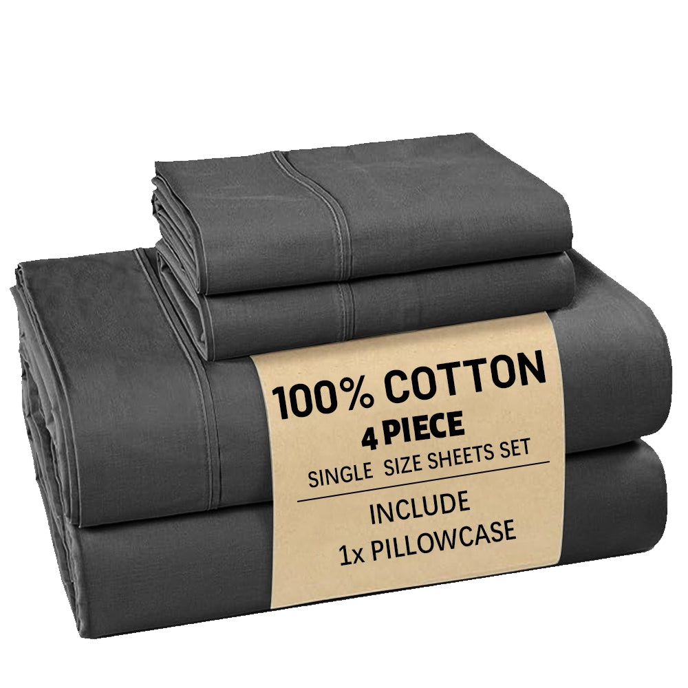 Kids' 2200TC Sheet Set – 3/4-Piece 40cm Deep-Pocket Bedding – additional product view 102