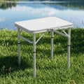 Weisshorn Folding Camping Table 60CM Adjustable Portable Outdoor Picnic Desk