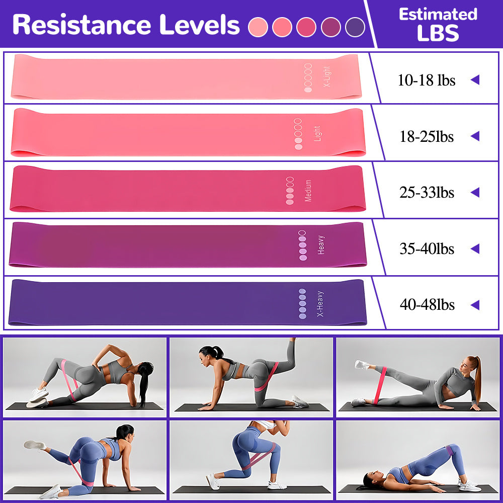 13PCS Pilates & Yoga Equipment Set Purple/Pink Professional Training Combo Core Strengthening Flexibility Enhancing | Home Workouts, Yoga Sets For Pilates at Home Equipment Pilates with Yoga Ball, Resistance Bands, Anti-Slip Pilates Socks, and Accessory B