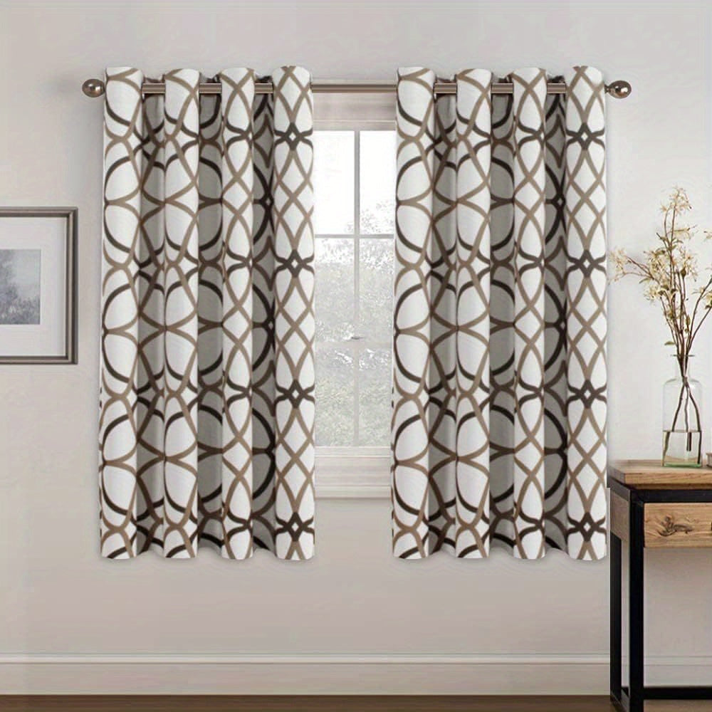 Modern Brown Blackout Curtain Set product detail 40
