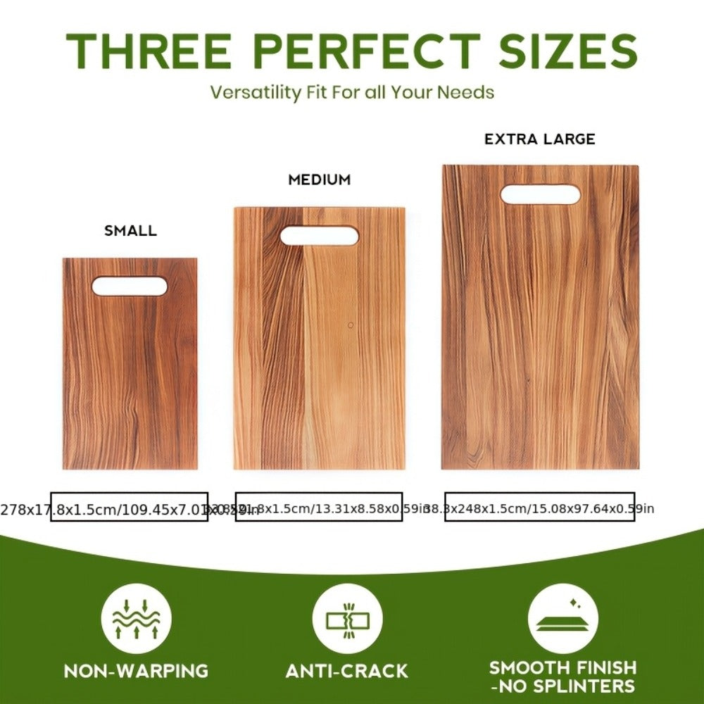 Acacia Wood Cutting Board Set detail view 3 for Australian shoppers