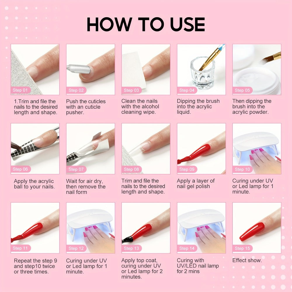 Acrylic Nail Manicure Kit detail view 10 for Australian shoppers