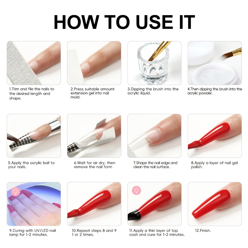 Acrylic Nail Manicure Kit detail view 14 for Australian shoppers