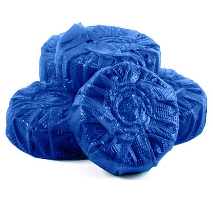 12 pk x 40g Toilet Cistern Blocks, Blue Ocean Scent Freshener Tablets, Powerful Rim and Bowl Cleaning, Long-Lasting Fragrance, Prevents Limescale, and Effectively Fights Odours