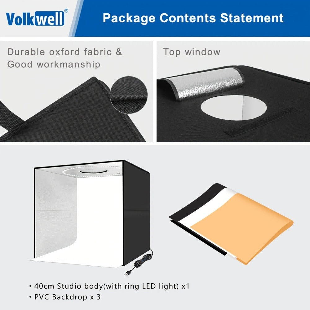 40cm LED Product Photography Light Box detail view 8 for Australian shoppers