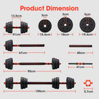 Adjustable Dumbbell and Barbell Set detail view 8 for Australian shoppers