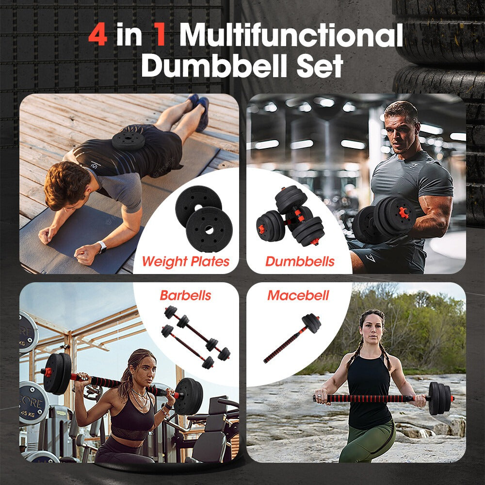 Adjustable Dumbbell and Barbell Set detail view 2 for Australian shoppers