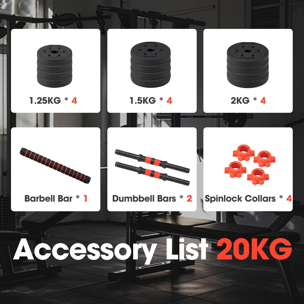 Adjustable Dumbbell and Barbell Set detail view 17 for Australian shoppers