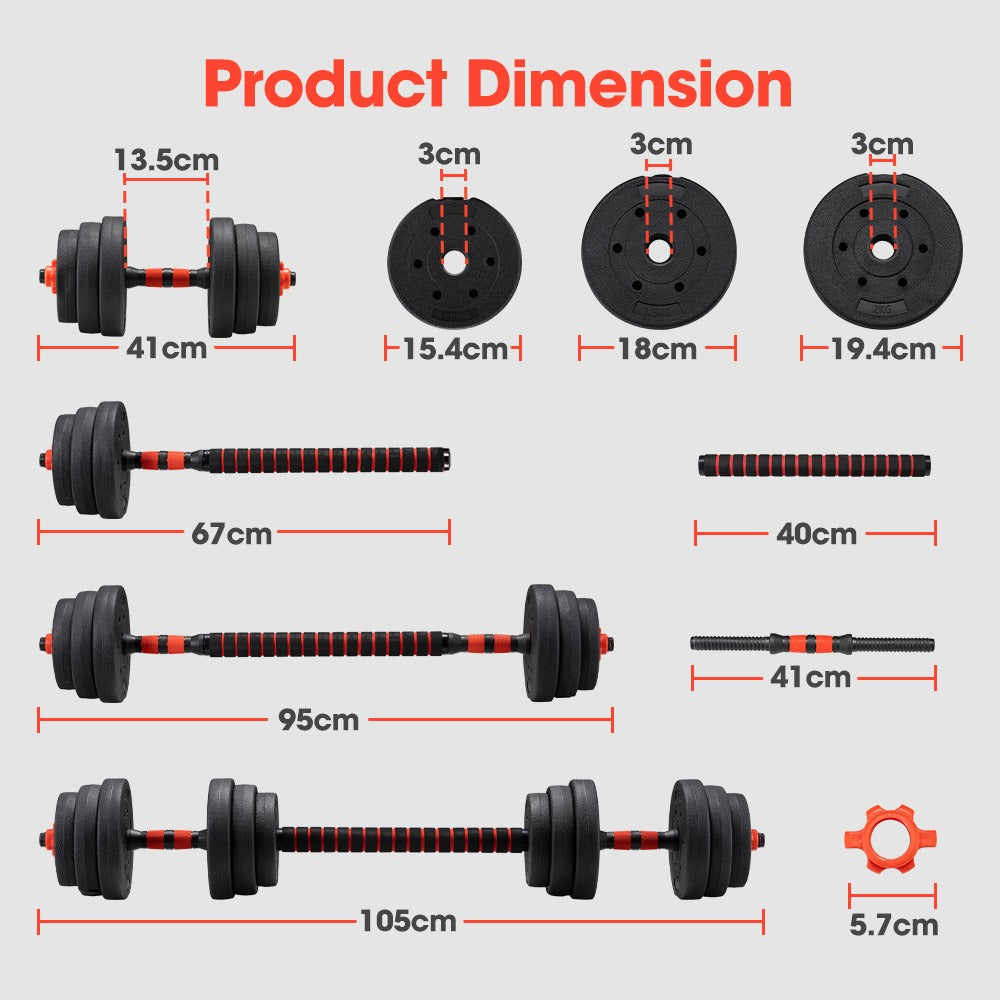 Adjustable Dumbbell and Barbell Set detail view 18 for Australian shoppers
