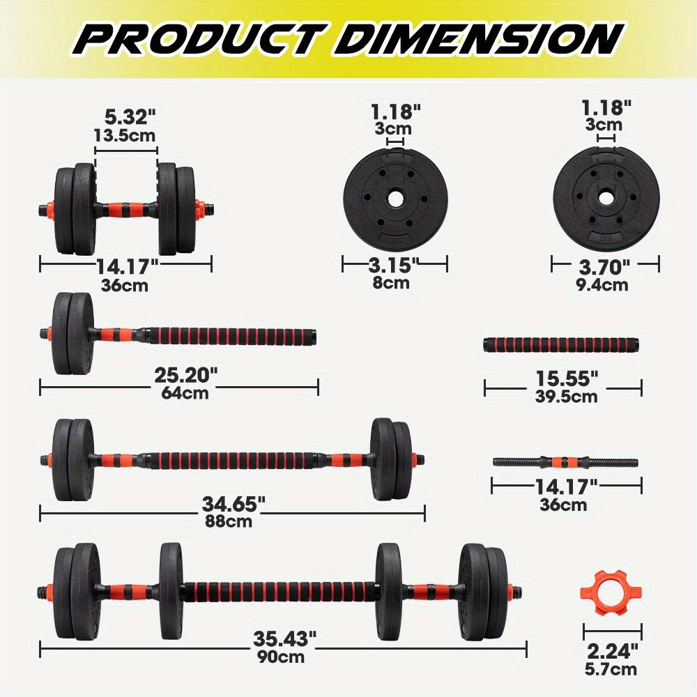 Adjustable Dumbbell and Barbell Set detail view 10 for Australian shoppers