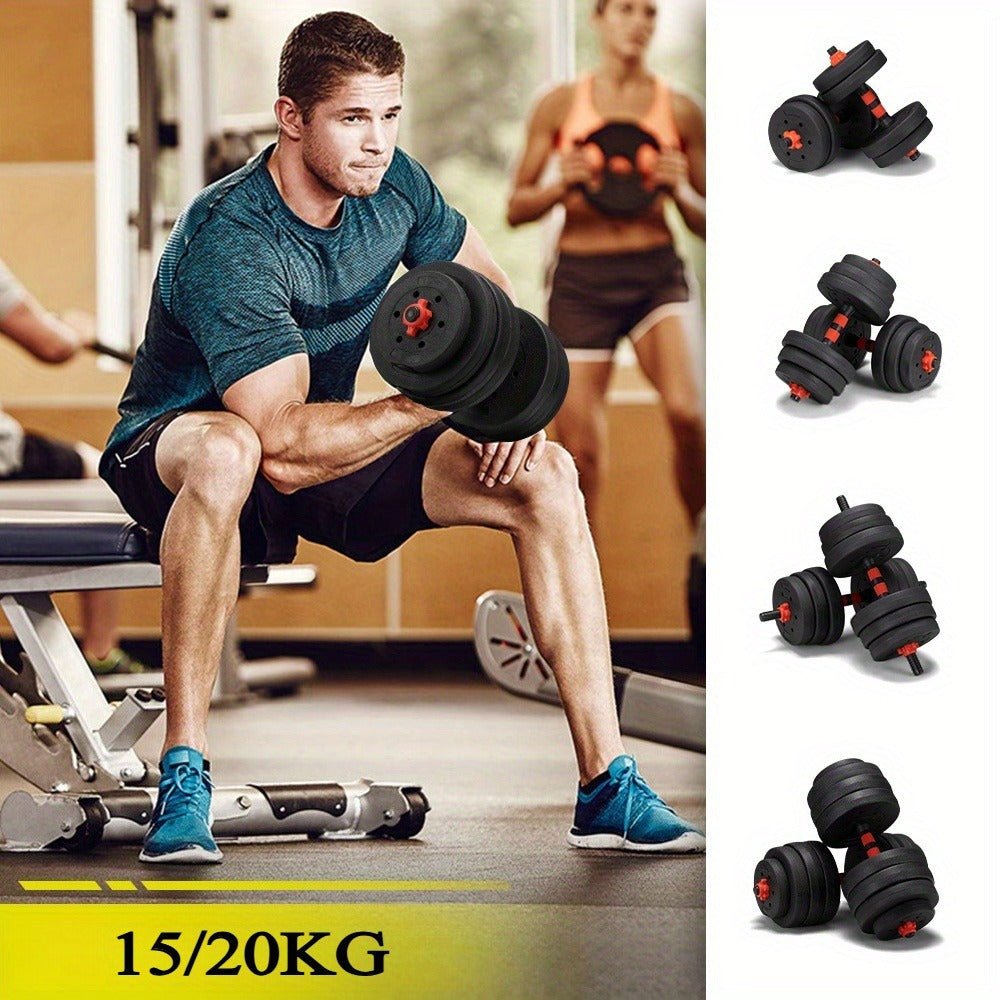 Adjustable Dumbbell and Barbell Set main product view for Australian shoppers