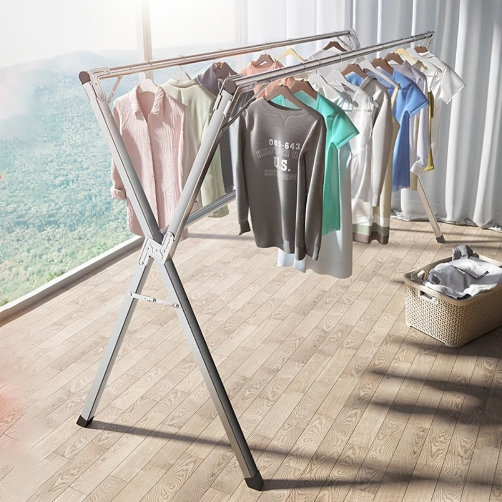 Adjustable Foldable Clothes Drying Rack product detail 4