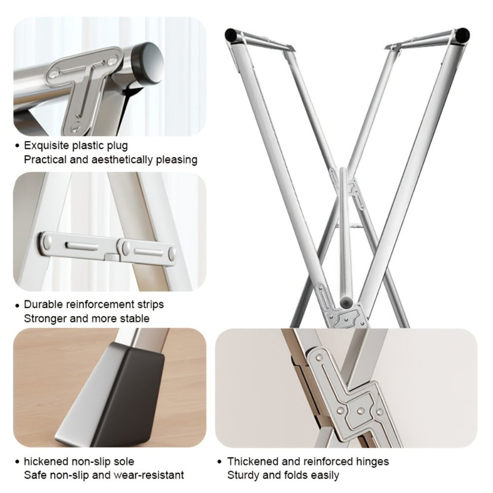 Adjustable Foldable Clothes Drying Rack product detail 9