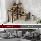 Adjustable Kitchen Storage Rack - Space-Saving – product detail angle