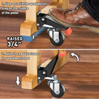 Retractable Workbench Caster Wheel Set detail view 8 for Australian shoppers