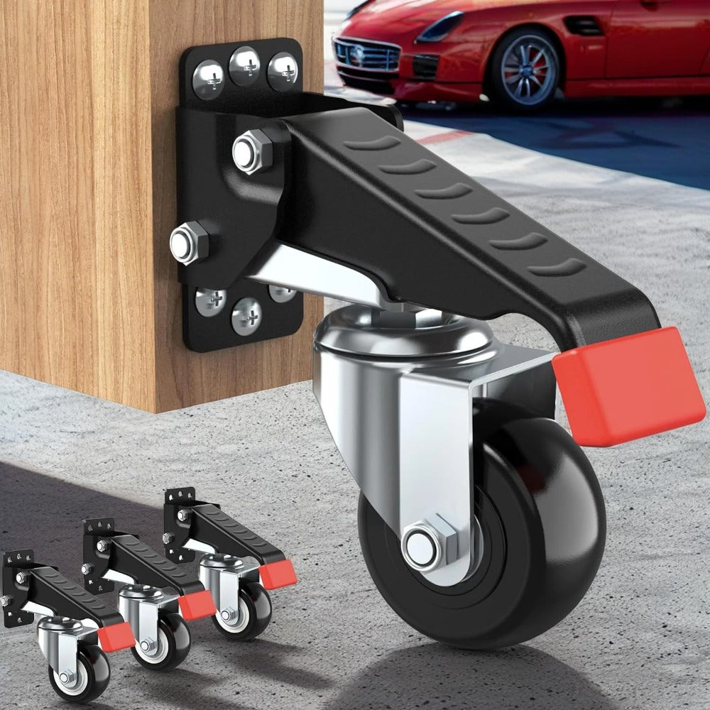 Retractable Workbench Caster Wheel Set detail view 4 for Australian shoppers