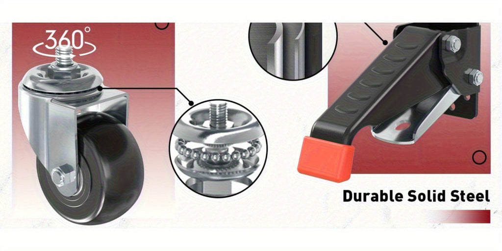 Retractable Workbench Caster Wheel Set detail view 11 for Australian shoppers