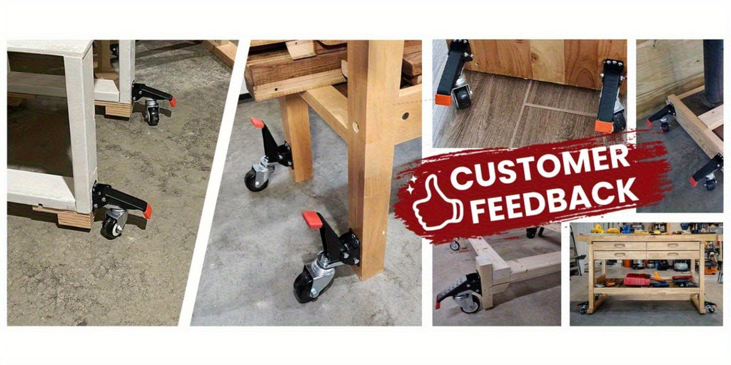 Retractable Workbench Caster Wheel Set detail view 14 for Australian shoppers