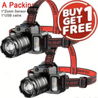 USB Rechargeable LED Headlamp detail view 3 for Australian shoppers