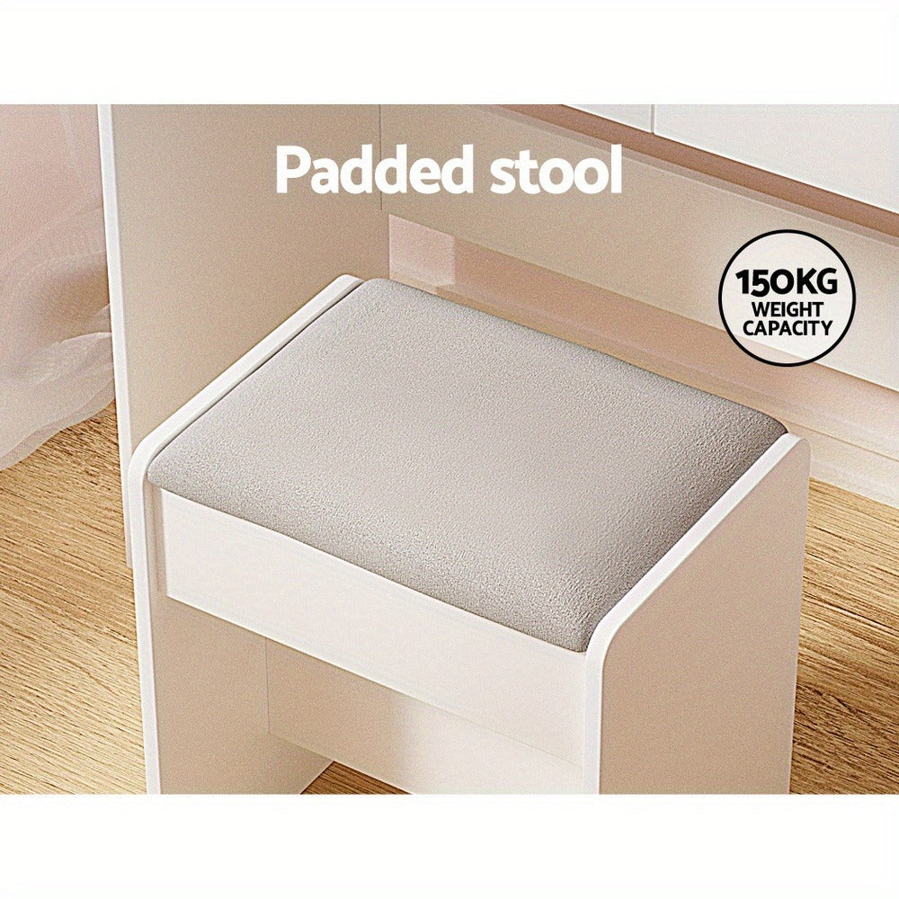 Adjustable White Vanity Dressing Table product detail 8
