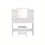 Adjustable White Vanity Dressing Table product detail 4