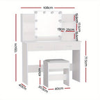 Adjustable White Vanity Dressing Table product detail 10